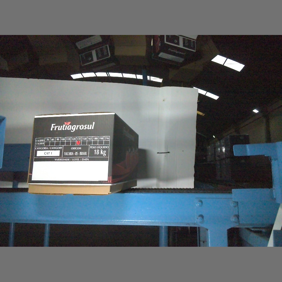 Candidata do calibre · central · 960 utilizado na inferência