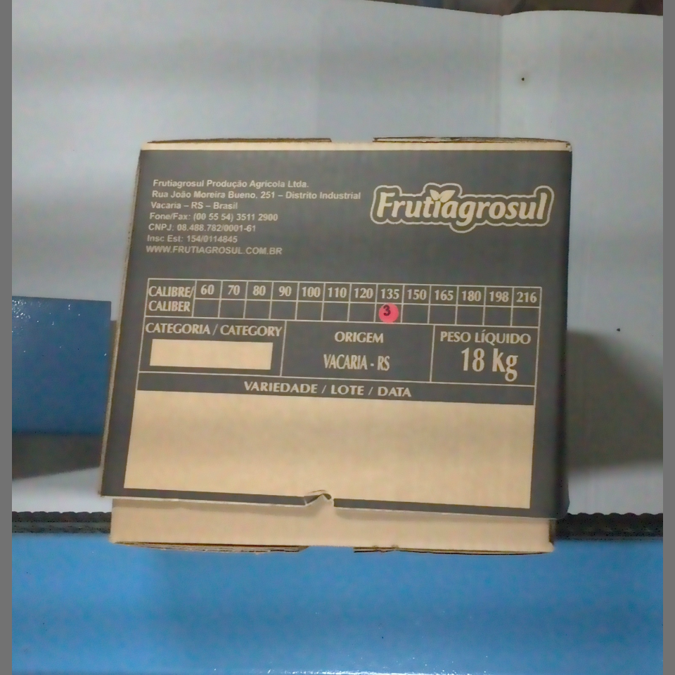 Candidata do calibre · central · 960 utilizado na inferência