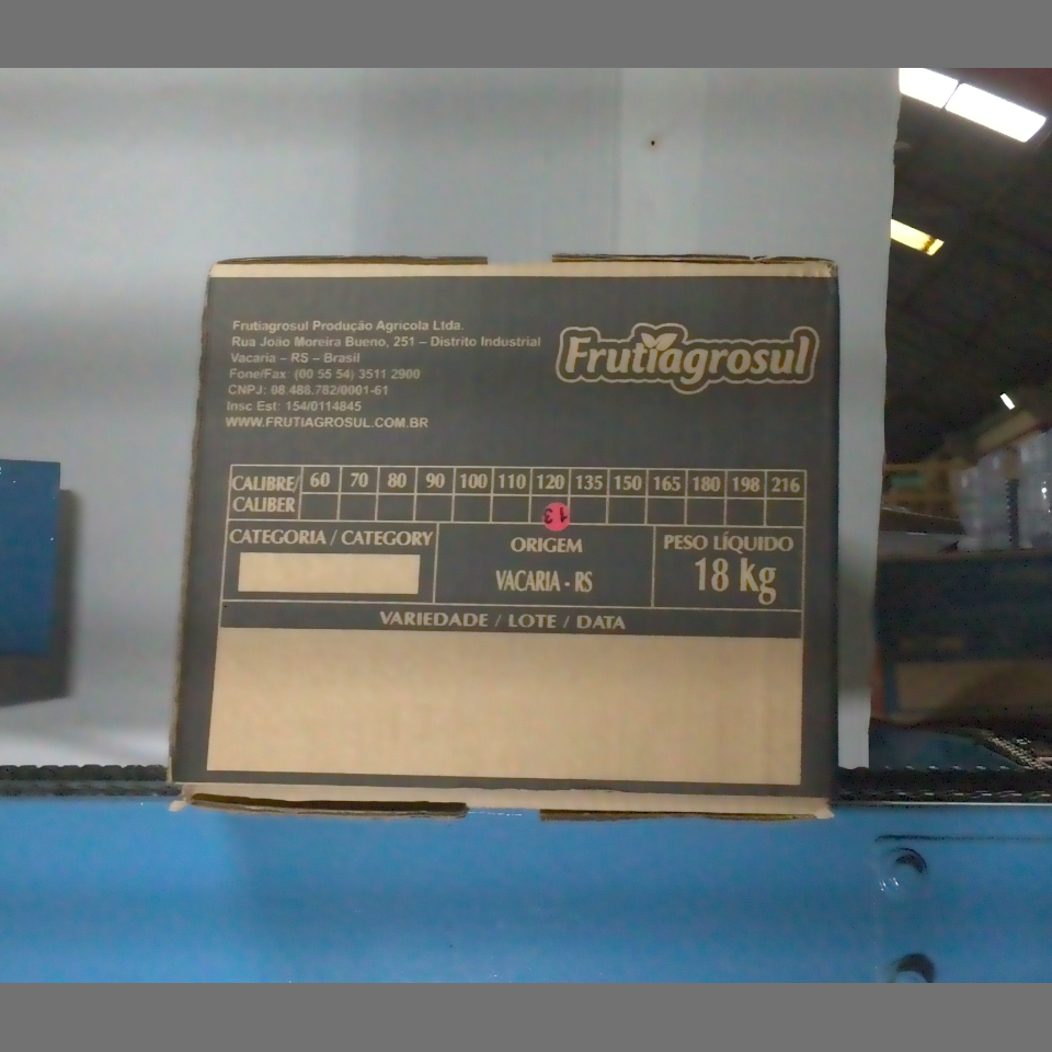 Candidata do calibre · central · 960 utilizado na inferência