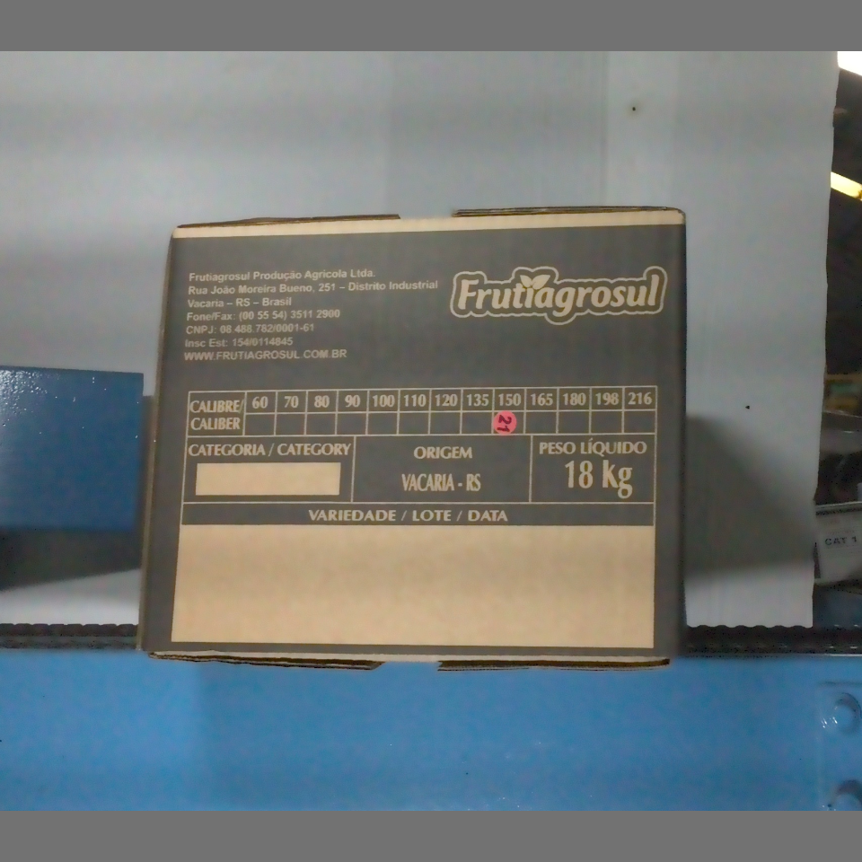 Candidata do calibre · central · 960 utilizado na inferência