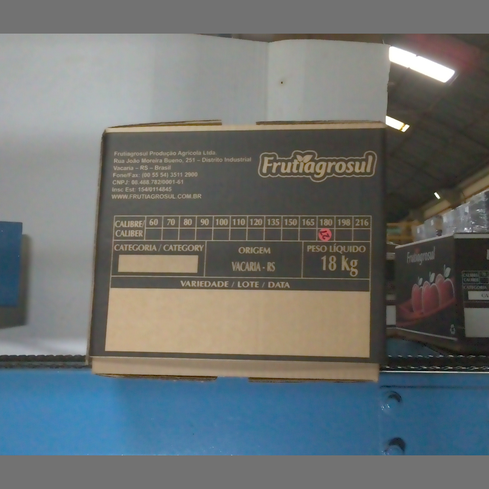 Candidata do calibre · central · 960 utilizado na inferência