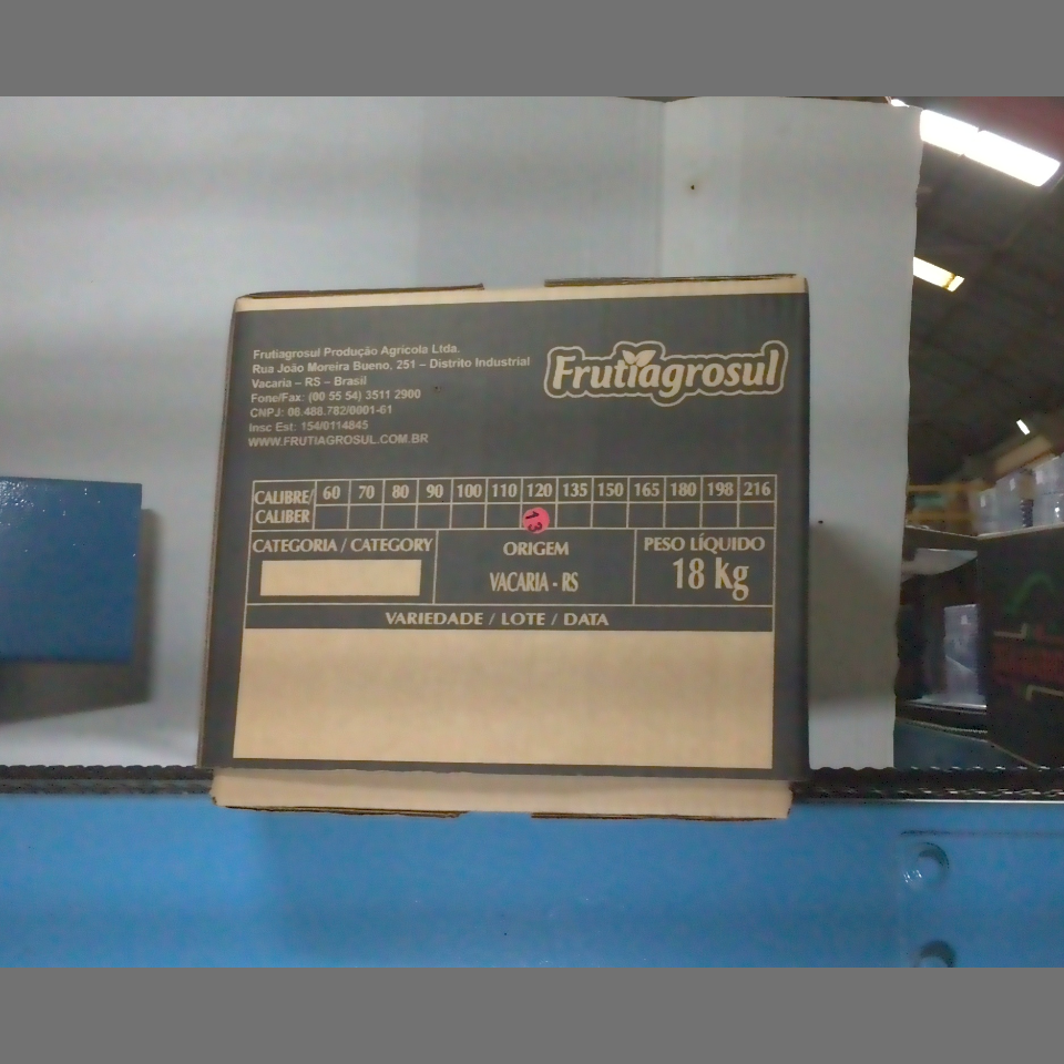 Candidata do calibre · central · 960 utilizado na inferência
