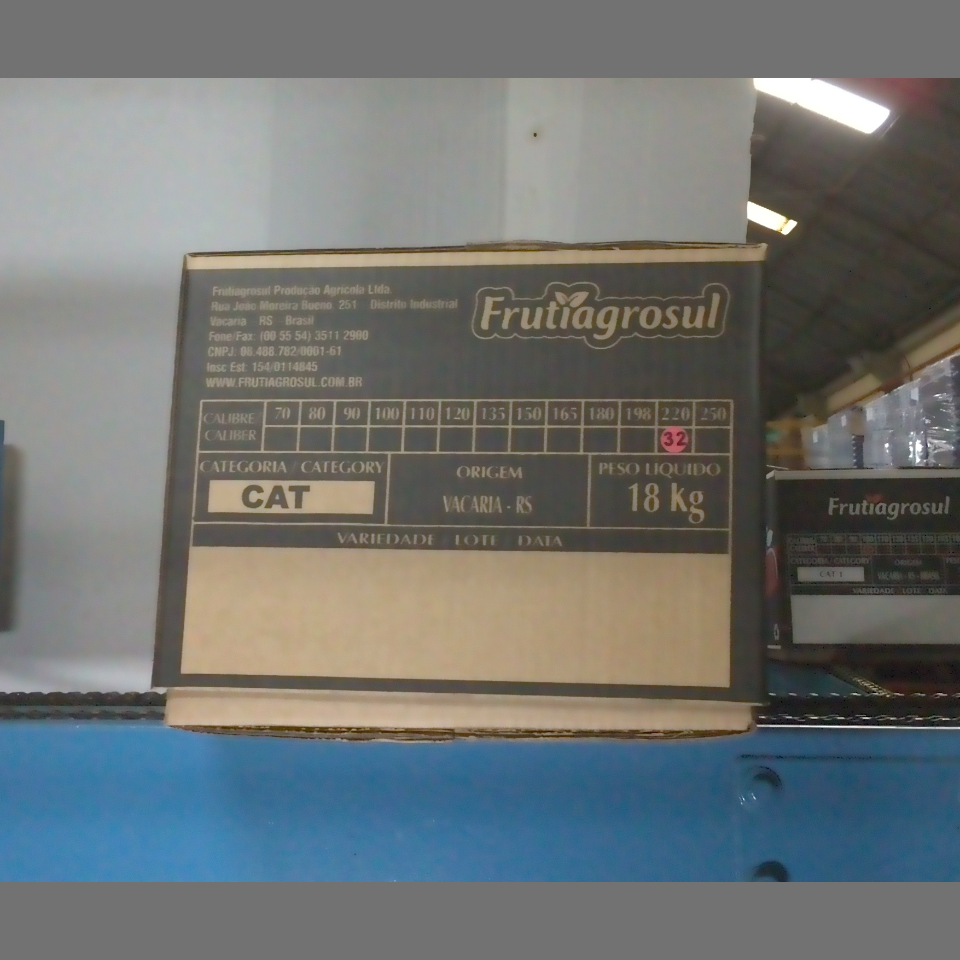 Candidata do calibre · central · 960 utilizado na inferência