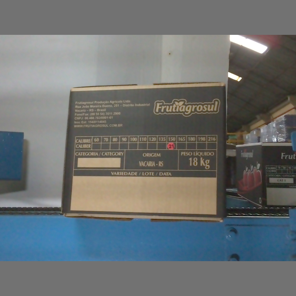 Candidata do calibre · central · 960 utilizado na inferência