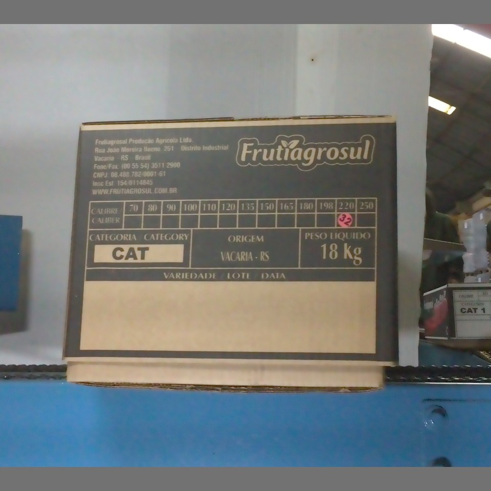 Candidata do calibre · central · 960 utilizado na inferência