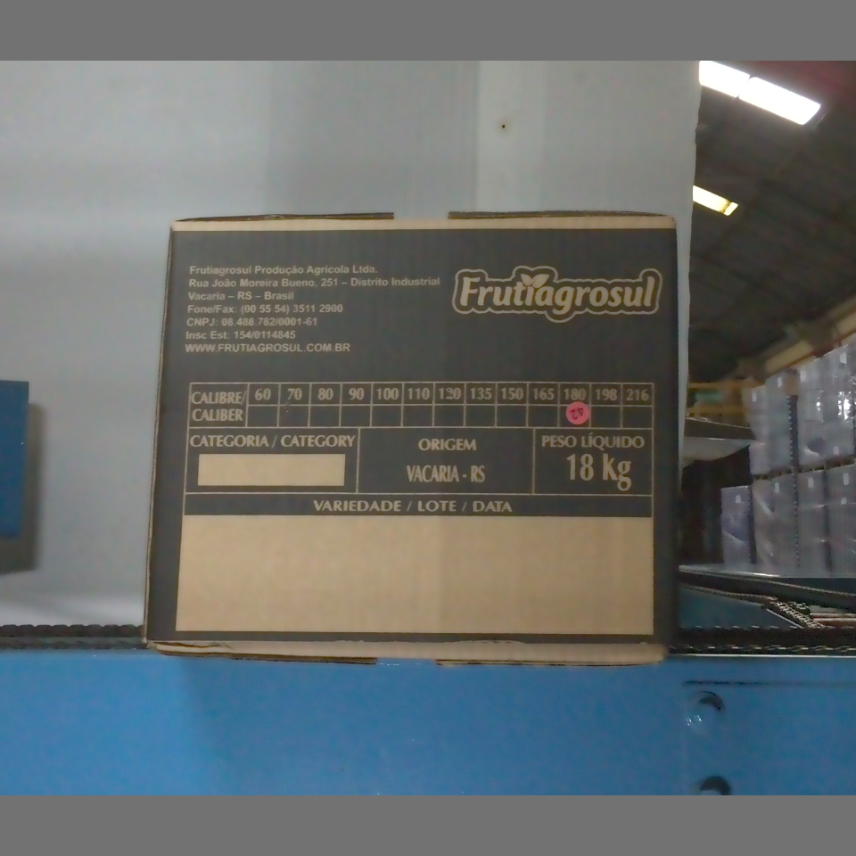 Candidata do calibre · central · 960 utilizado na inferência