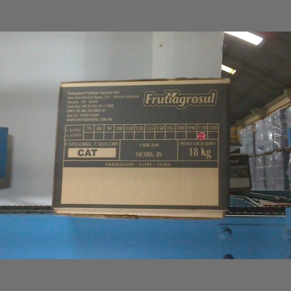 Candidata do calibre · central · 960 utilizado na inferência