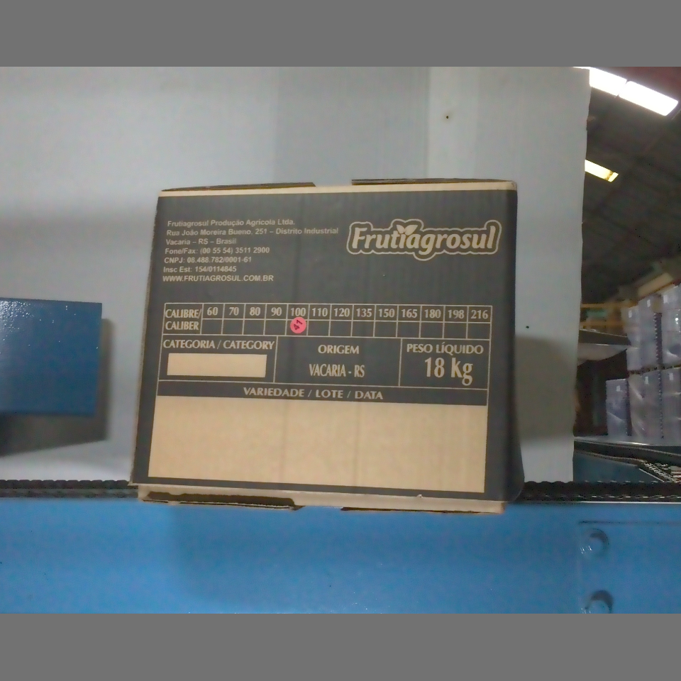 Candidata do calibre · central · 960 utilizado na inferência
