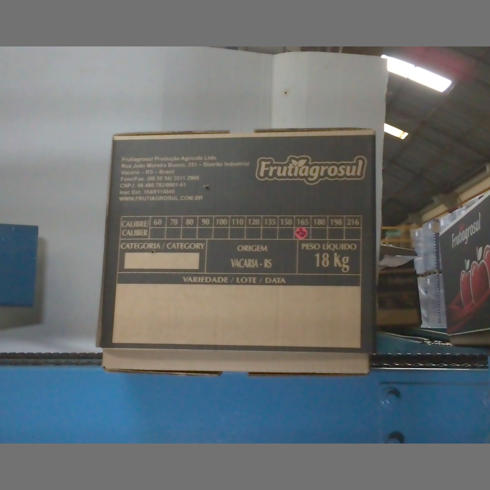 Candidata do calibre · central · 960 utilizado na inferência