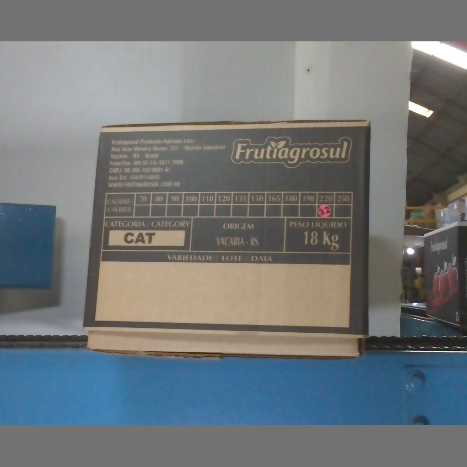 Candidata do calibre · central · 960 utilizado na inferência