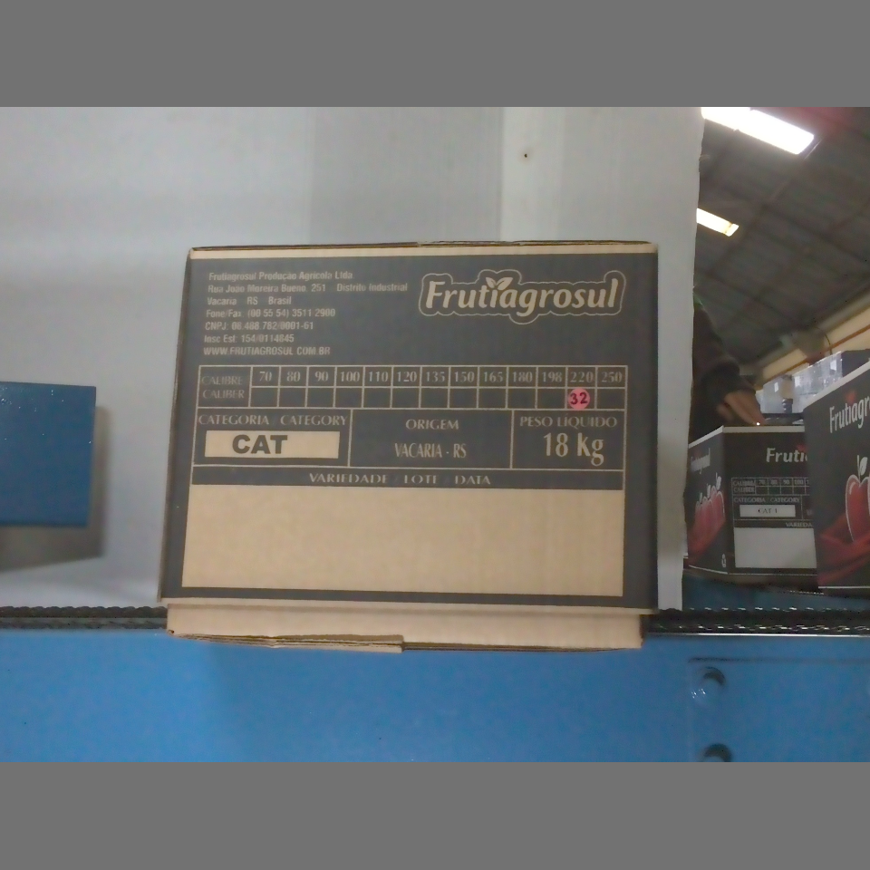 Candidata do calibre · central · 960 utilizado na inferência