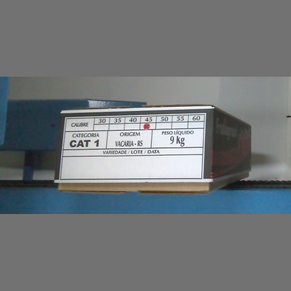 Candidata do calibre · pós-linha 30 · 960 utilizado na inferência