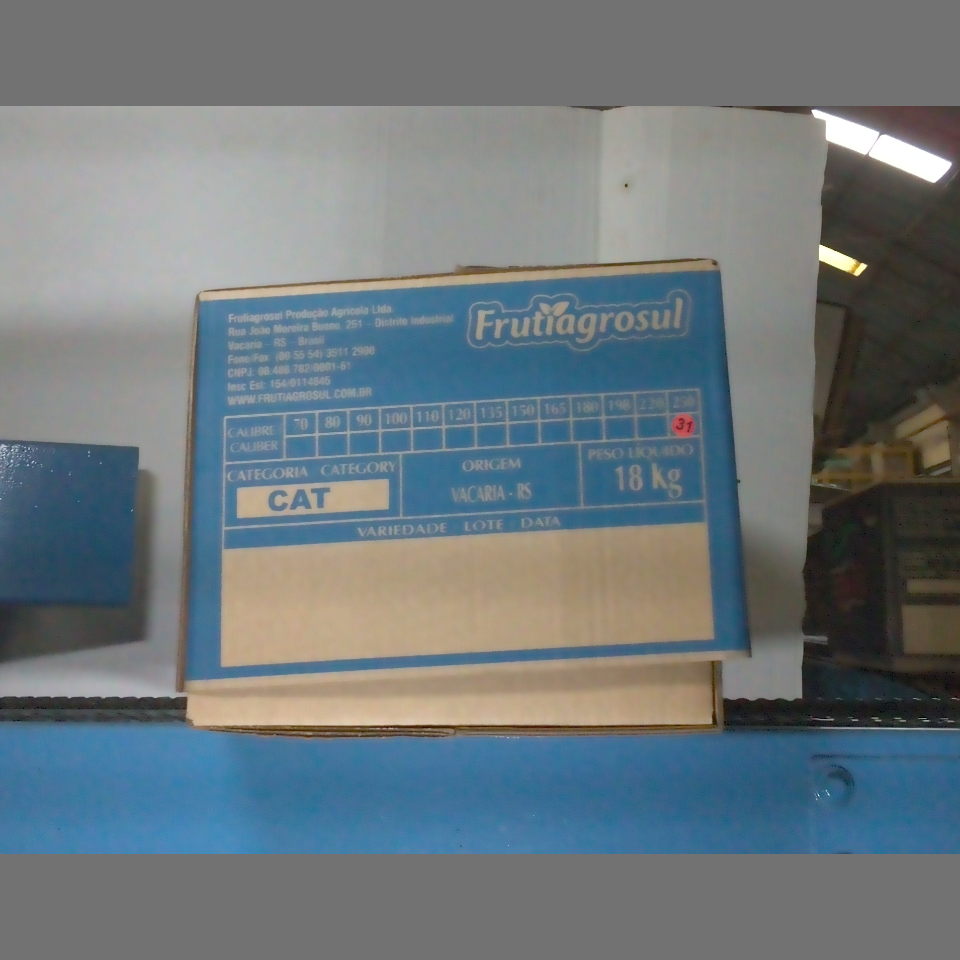 Candidata do calibre · central · 960 utilizado na inferência