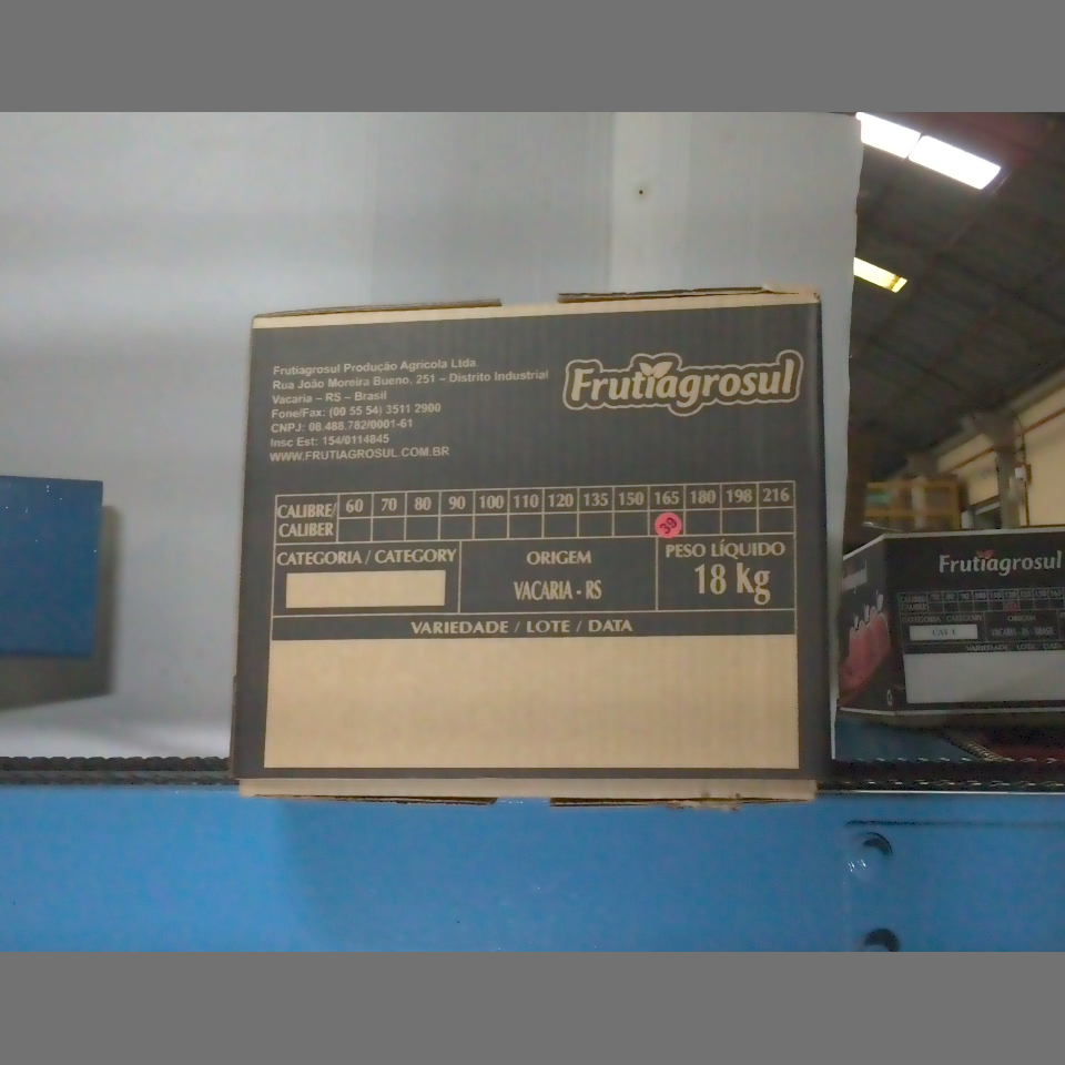 Candidata do calibre · central · 960 utilizado na inferência