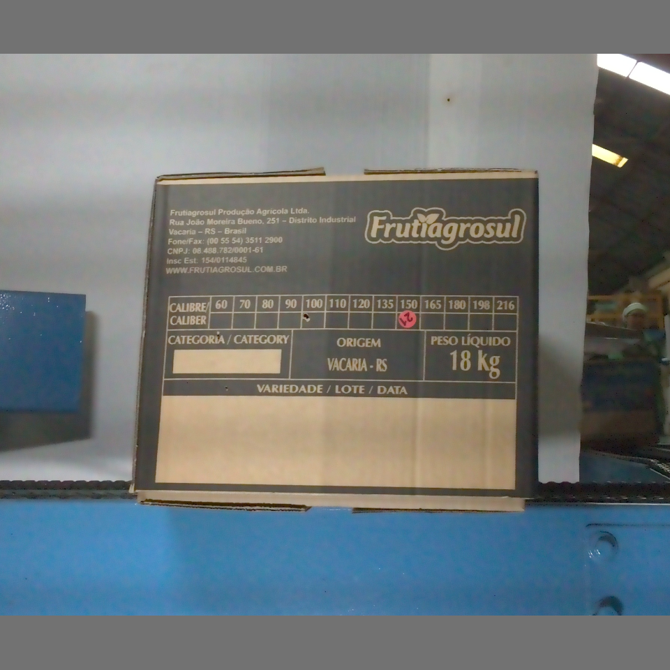 Candidata do calibre · central · 960 utilizado na inferência