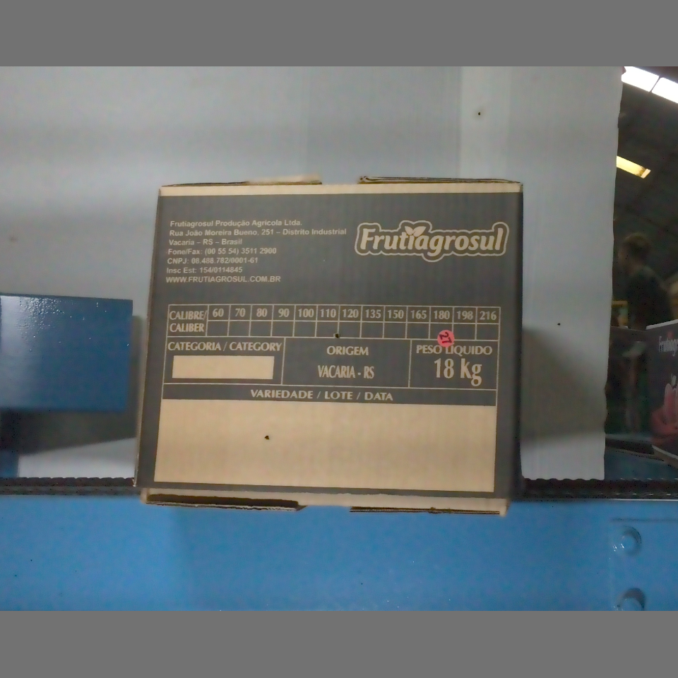 Candidata do calibre · central · 960 utilizado na inferência