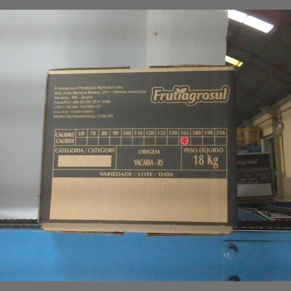 Candidata do calibre · central · 960 utilizado na inferência