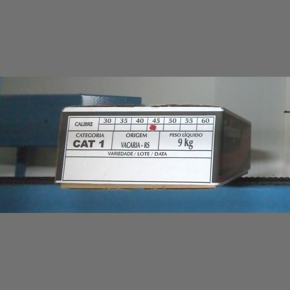 Candidata do calibre · pós-linha 30 · 960 utilizado na inferência