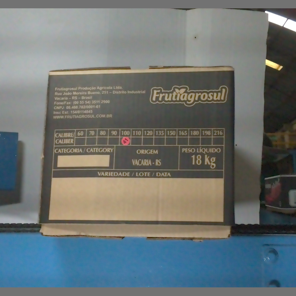 Candidata do calibre · central · 960 utilizado na inferência