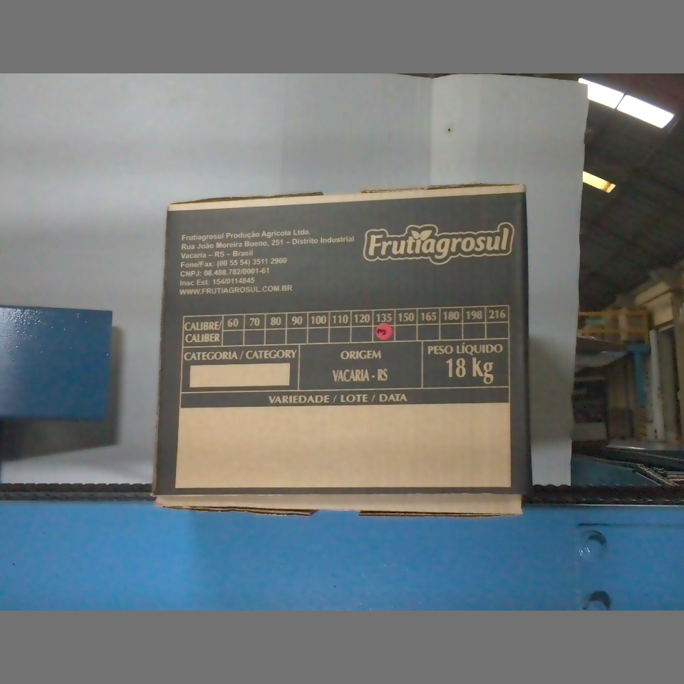 Candidata do calibre · central · 960 utilizado na inferência