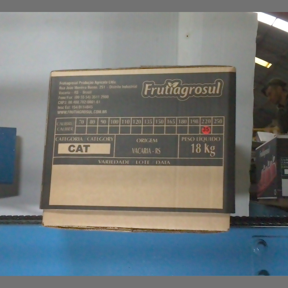 Candidata do calibre · central · 960 utilizado na inferência
