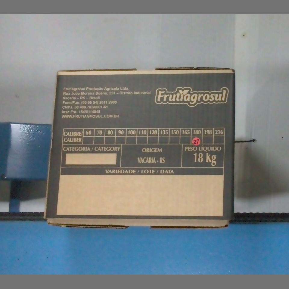 Candidata do calibre · central · 960 utilizado na inferência