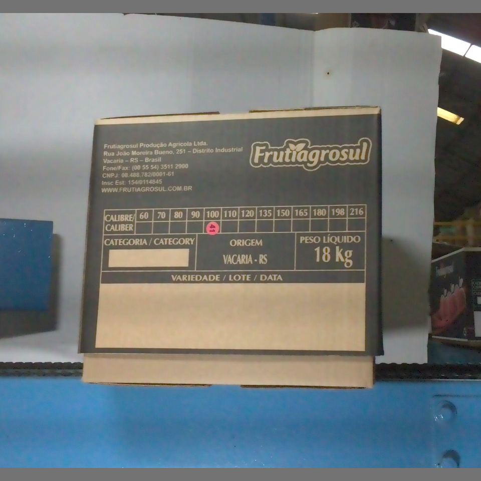 Candidata do calibre · central · 960 utilizado na inferência